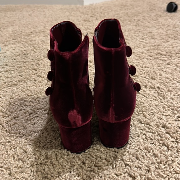 New ivanka trump suede maroon boots - Picture 2 of 4